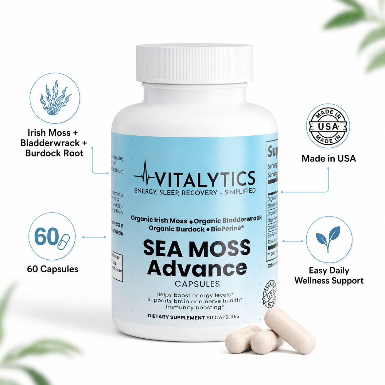 Vitalytics Advance Sea Moss