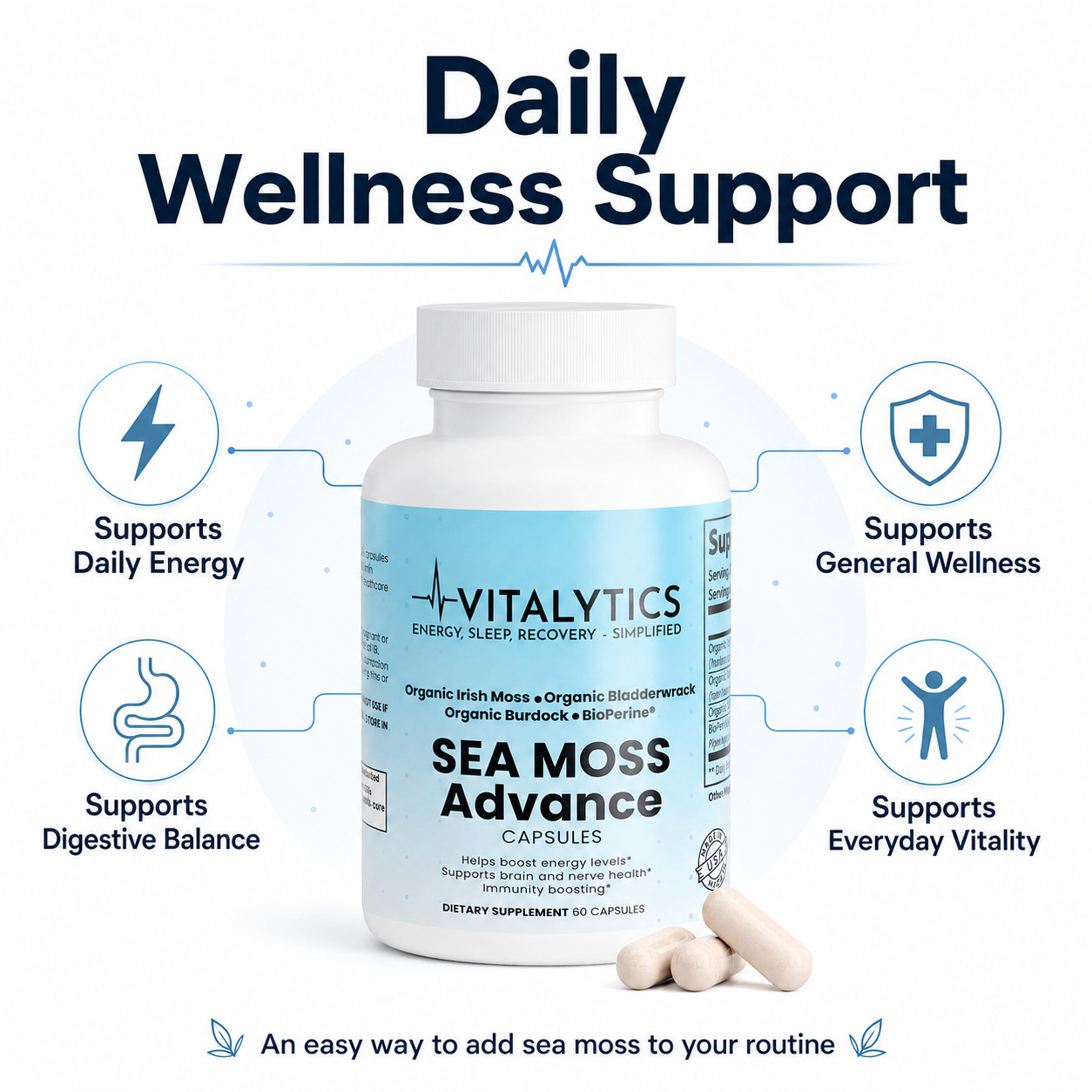 Vitalytics Advance Sea Moss