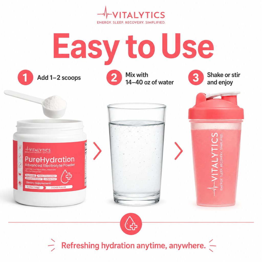Vitalytics PureHydration Electrolyte Powder