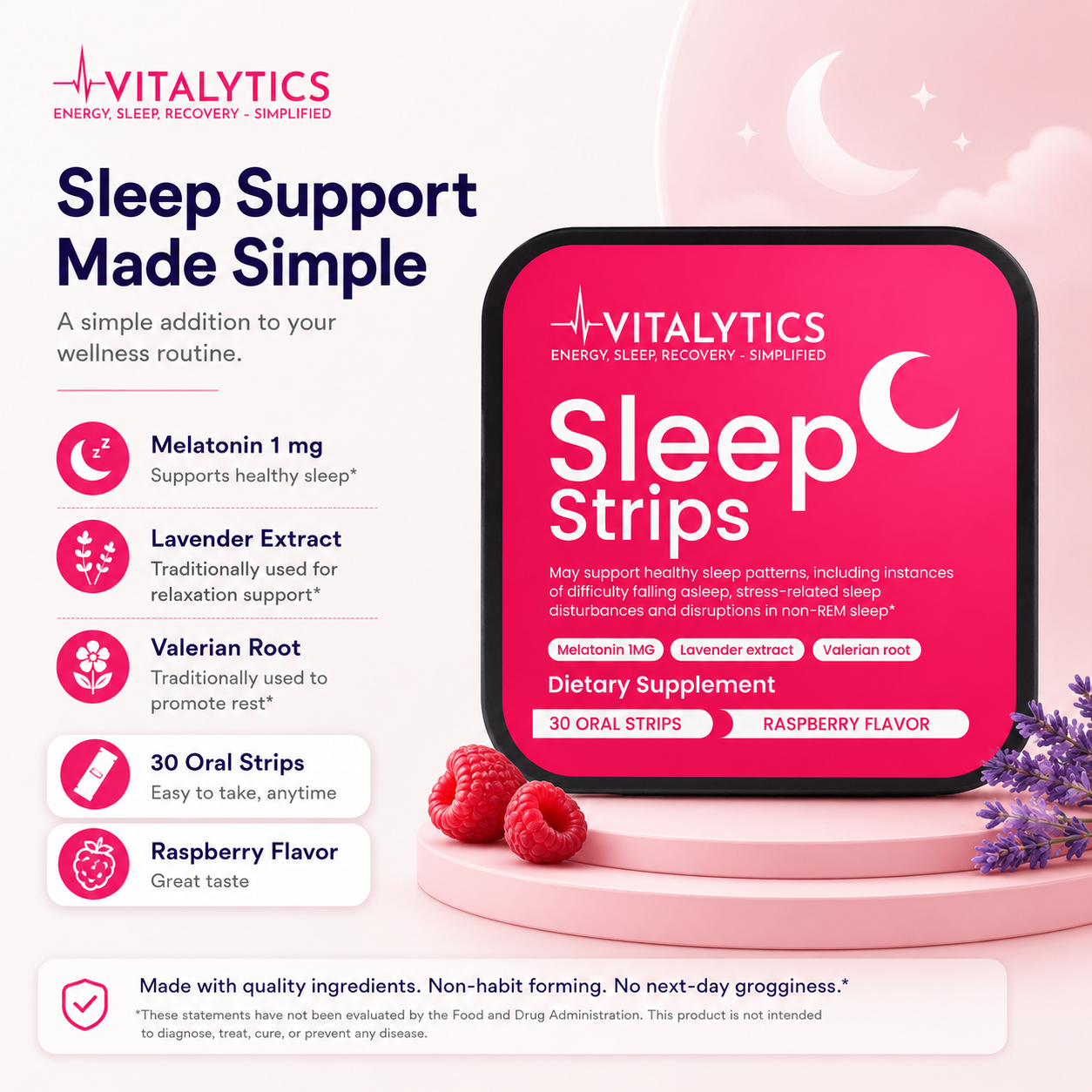 Vitalytics Sleep Strips