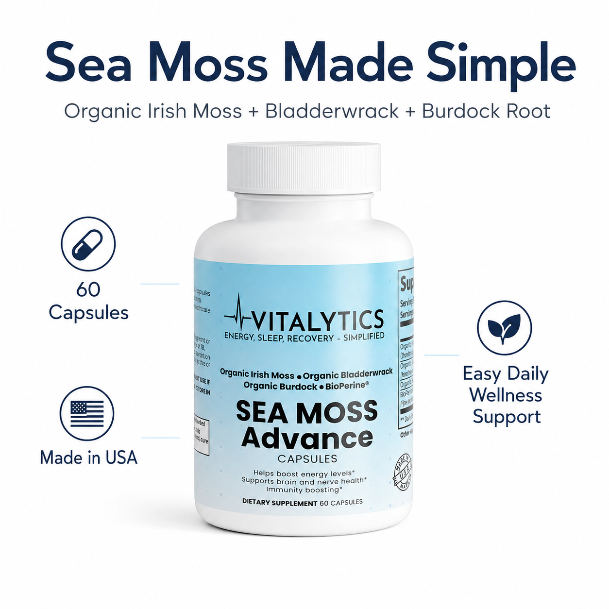 Vitalytics Advance Sea Moss