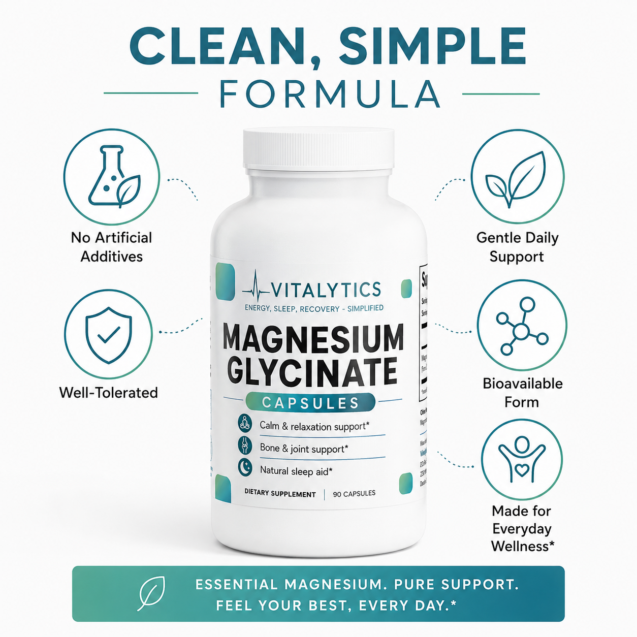 Vitalytics Magnesium Glycinate