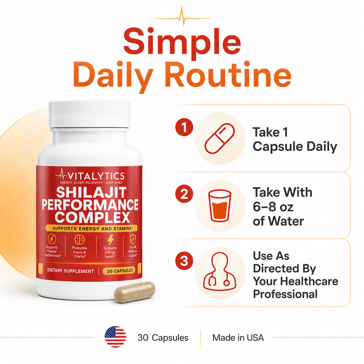 Vitalytics Shilajit Performance Complex