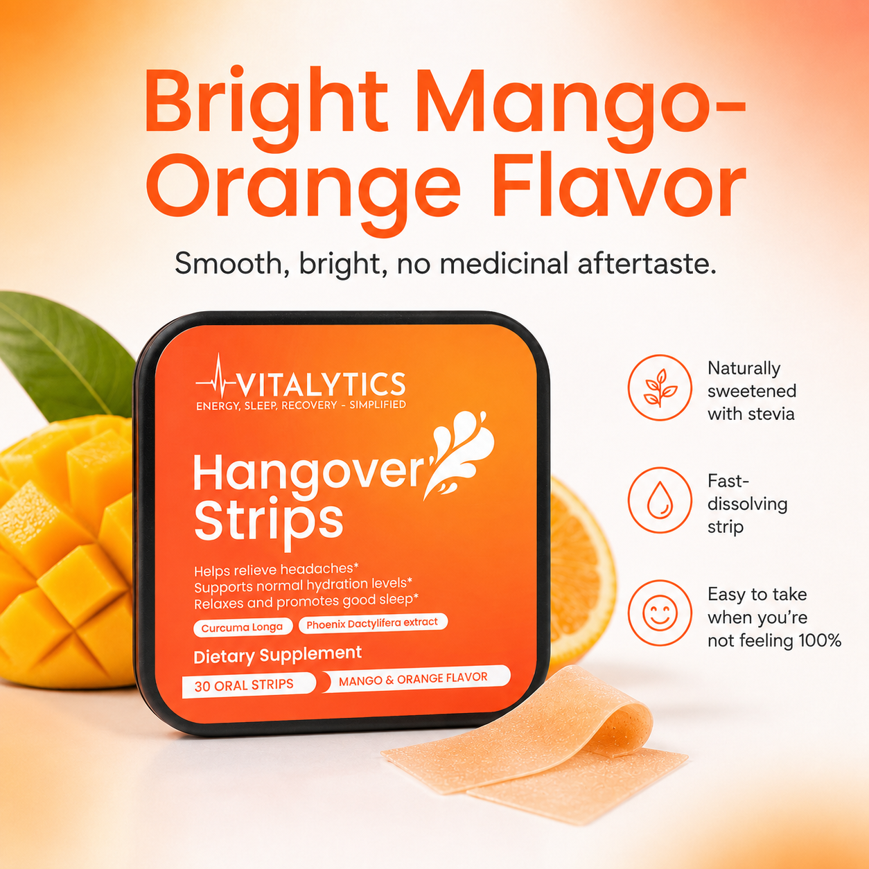 Vitalytics Hangover Strips