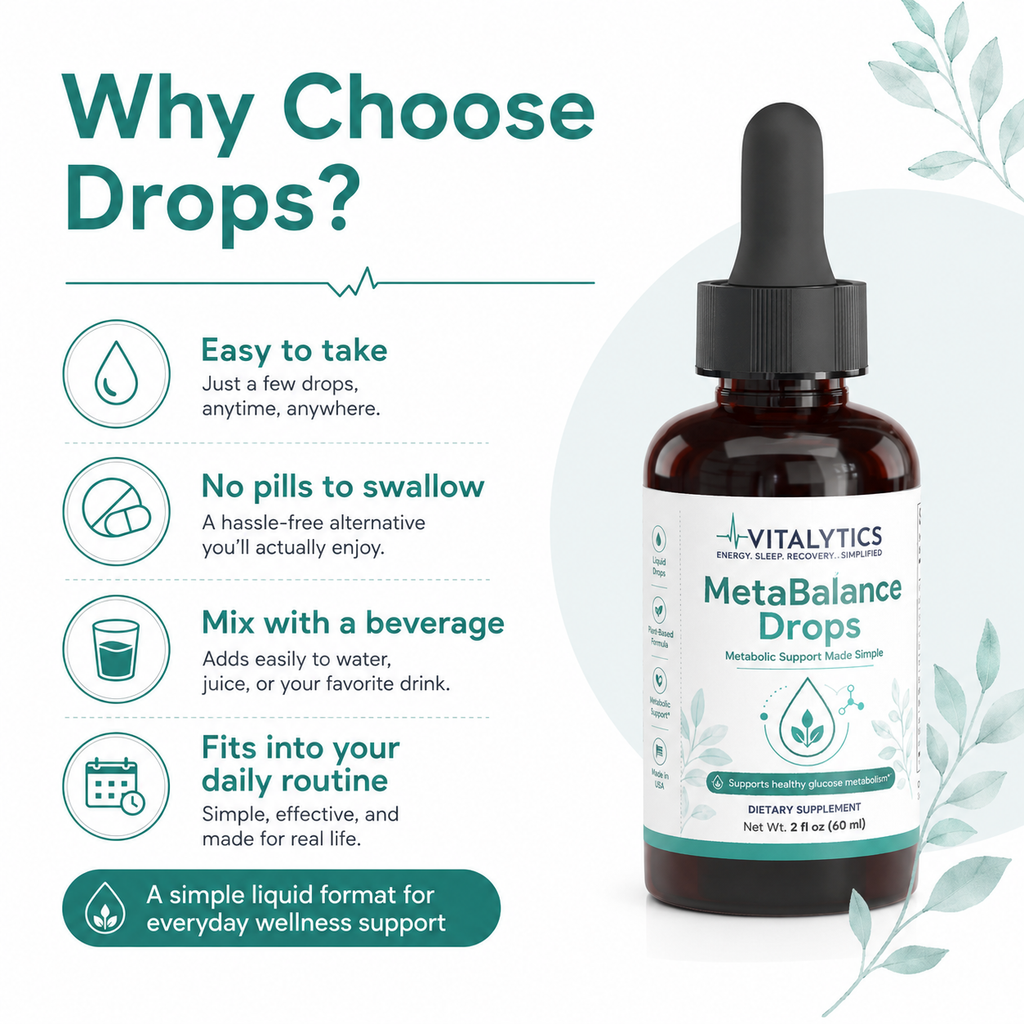 Vitalytics MetaBalance Glucose Support Drops