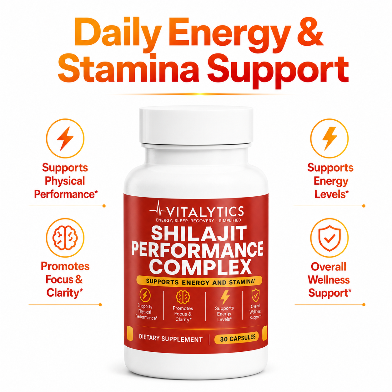 Vitalytics Shilajit Performance Complex